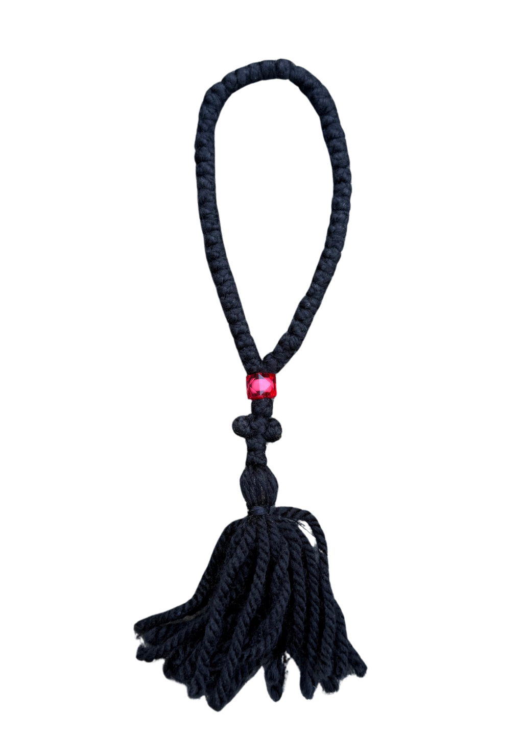 50-Knot Orthodox Prayer Rope with Tassel – Handmade Monastic Komboskini