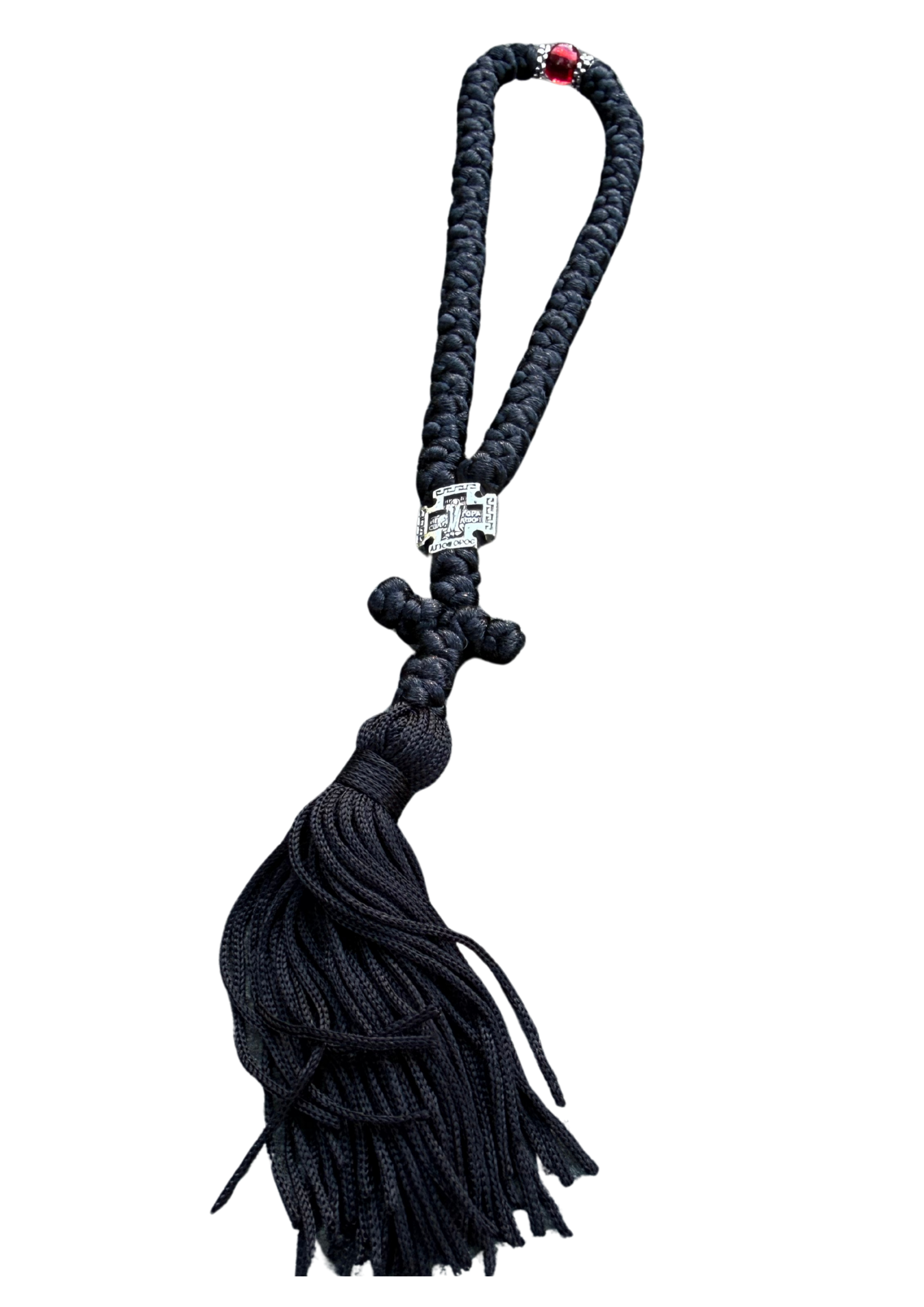 50-Knot Orthodox Prayer Rope with Tassel – Handmade Monastic Komboskini