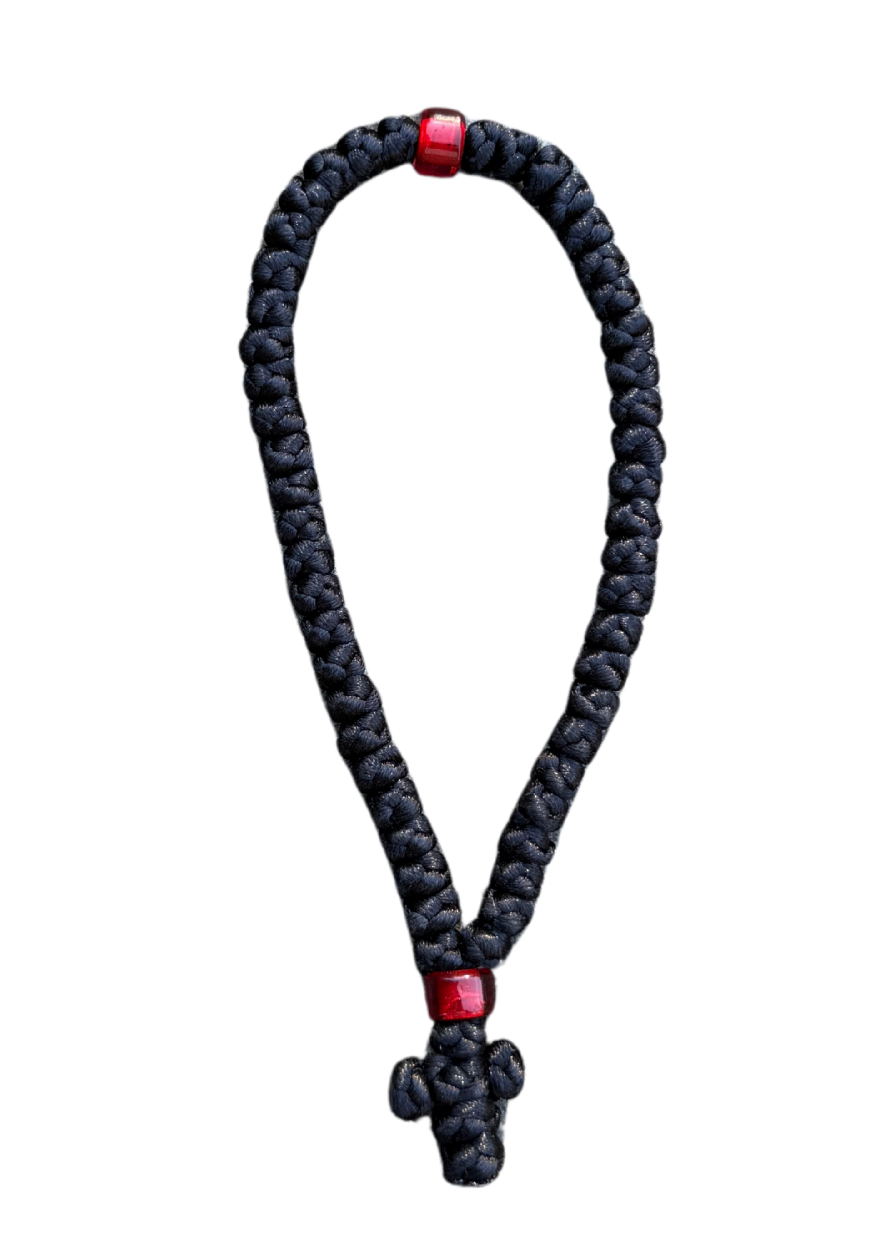 50-Knot Orthodox Prayer Rope without Tassel – Handmade Monastic Komboskini