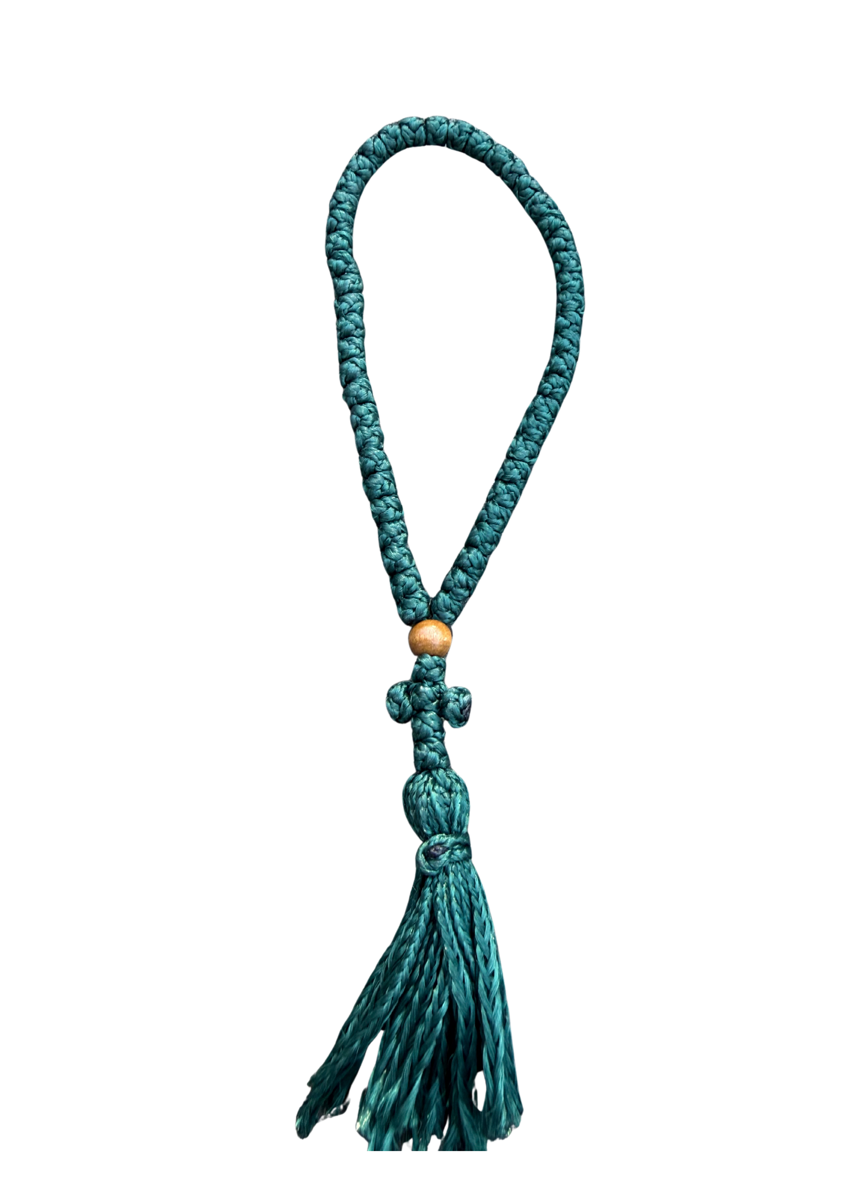 50-Knot Orthodox Prayer Rope with Tassel – Handmade Monastic Komboskini