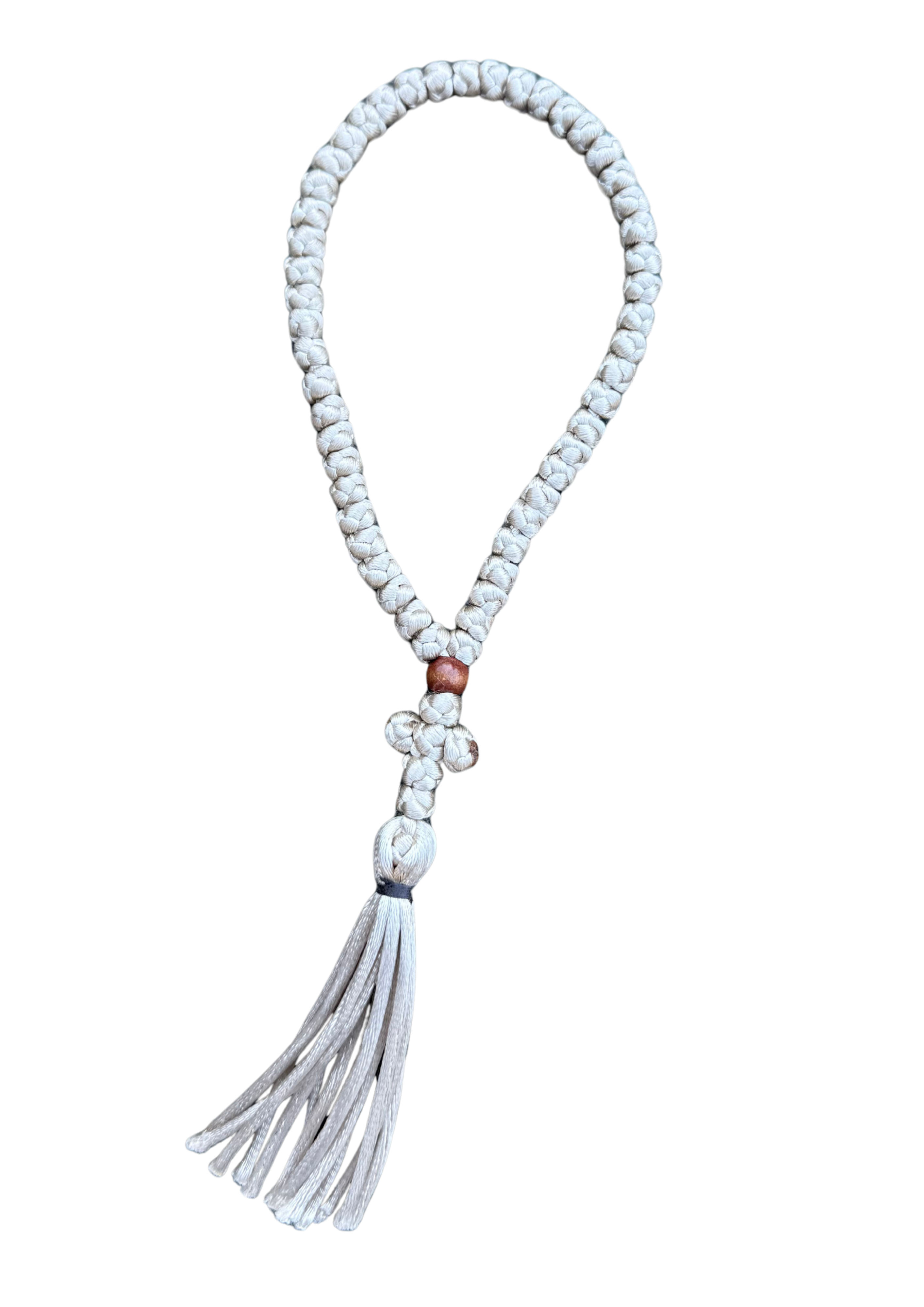 50-Knot Orthodox Prayer Rope with Tassel – Handmade Monastic Komboskini