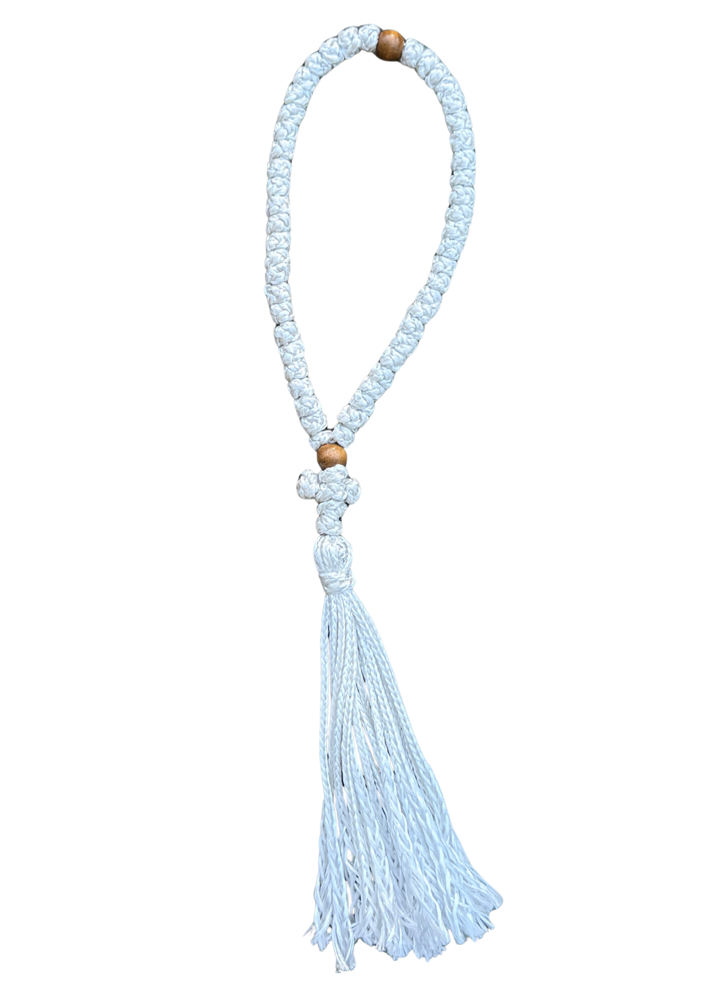 50-Knot Orthodox Prayer Rope with Tassel – Handmade Monastic Komboskini