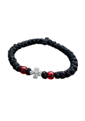33-Knot Orthodox Prayer Rope Bracelet with Pendant – Handmade Christian Komboskini