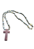 Tears of the Theotokos Cross Prayer Rope – Orthodox Prayer Beads with Wooden Cross
